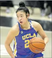  ?? Young Kwak Associated Press ?? UCLA’S Natalie Chou averages 10 points and 4.3 rebounds, and makes a team-high 38.7% on threes.