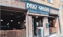  ?? JOELLE KOVACH/EXAMINER ?? Brio Gusto on Charlotte St. will close Oct. 5 after 15 years in business.