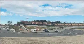  ?? FOTO: CIRCUITCAT ?? En la nueva curva 10 ya han concluido los trabajos de mejora de la seguridad