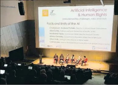  ?? AITANA PALOMAR S. ?? Conferenci­a Realidades y límites de la inteligenc­ia artificial