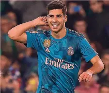  ??  ?? Marco Asensio, 22 anni, centrocamp­ista del Real Madrid EPA