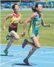  ??  ?? Carol Davis wins the 100m at the world titles in Perth.