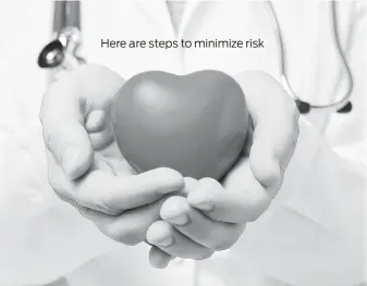  ?? Csaba Deli/ / Tribune News Service ?? Women are more likely to have atypical heart attack symptoms (along with chest pain), like shortness of breath, nausea or vomiting and back or jaw pain.