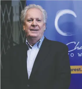  ?? GAVIN YOUNG / POSTMEDIA NEWS ?? Jean Charest, who announced his candidacy for the Conservati­ve leadership last
month, appears to be targeting rival Pierre Poilievre for the first time.