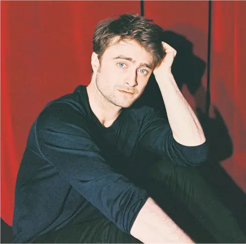  ??  ?? Daniel Radcliffe at the Old Vic theatre in London.