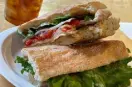  ?? Tynin Fries, The Denver Post ?? A red pepper turkey sandwich on house- made ciabatta from Parsley in Denver.