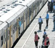  ?? /Moeketsi Moticoe/Sunday Times ?? Red flag: The Railway Safety Regulator wants Prasa to attend to its safety concerns.