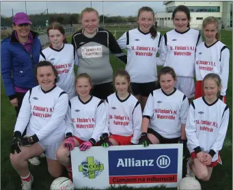  ??  ?? The St Finians Waterville girls team