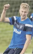  ??  ?? 0 Ross Mccrorie: The teenager could face Celtic at Ibrox.