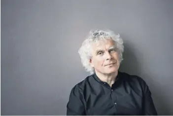  ??  ?? ► Simon Rattle y la Sinfónica de Londres debutarán en Chile el 22 de mayo.