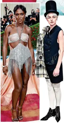  ?? ?? Gucci girls: Jodie Turner-Smith and Emma Corrin