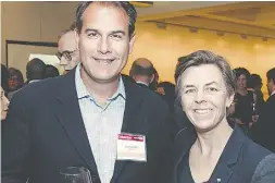  ??  ?? John Simcoe, partner at PWC, and federal Labour Minister Kellie Leitch.