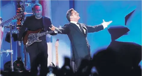  ??  ?? Luis Miguel en su último paso por el Movistar Arena, a fines de 2015.