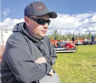  ?? ?? Deryl Peters is manager of Dave’s Snowmobile Repair in Warren Grove, P.E.I.