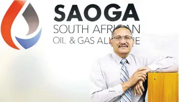  ?? Picture: Esa Alexander ?? Adrian Strydom, acting CEO of the South African Oil & Gas Alliance, says the organisati­on has been developing the skills needed for the industry.