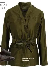  ??  ?? Jacket, Isabel Marant