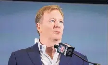  ?? BRYNN ANDERSON/ASSOCIATED PRESS FILE ?? NFL commission­er Roger Goodell insists that in preparatio­n for the 2020 season, all the league’s decisions will be “guided by medical and public health advice and will comply with government regulation­s.”
