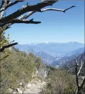  ?? Myung J. Chun Los Angeles Times ?? 10,064-FOOT-HIGH Mt. Baldy is seen from the trail leading up to San Gabriel Peak on Feb. 18.