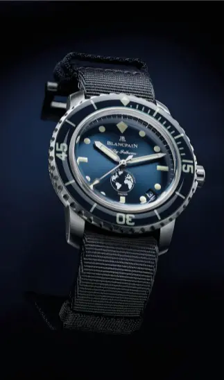  ??  ?? Fifty Fathoms Ocean Commitment III by Blancpain