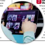  ??  ?? BELOW If you’re mainly going to use your tablet to watch films and TV, splash out on a larger display