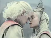  ?? ?? Daemon (Matt Smith) and Rhaenyra (Emma D’Arcy) Targaryen in House Of The Dragon