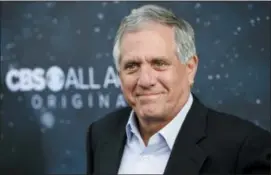  ?? PHOTO BY CHRIS PIZZELLO — INVISION — AP, FILE ?? In this file photo, Les Moonves, chairman and CEO of CBS Corporatio­n, poses at the premiere of the new television series “Star Trek: Discovery” in Los Angeles.