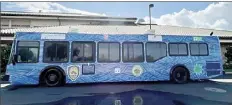  ?? MAUI POLICE DEPARTMENT photo ?? A 2007 El Dorado 40-foot, wheelchair-accessible bus will serve as a Mobile Medical Educationa­l Unit stationed for a month at a time in Kahului, Kihei and Lahaina.