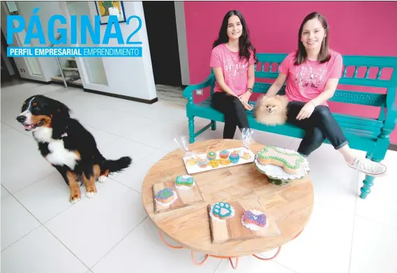  ?? La pasión por los perros fue lo que motivó a Jacqueline Arias y Mariel Chavarría para emprender y crear una pastelería online para celebrar la vida de las mascotas.
Gerson Vargas/La República ??