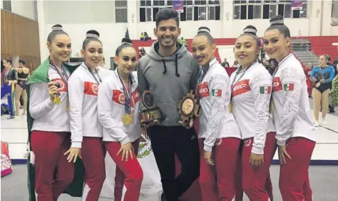  ?? FOTO: EL DEBATE ?? Club Borregos &gt; El representa­tivo de México, integrado por gimnastas de Culiacán.