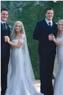  ??  ?? Jeremy Salyers, Briana Deane, Joshua Salyers and Brittany Deane in “Our Twinsane Wedding”