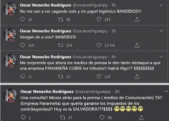  ??  ?? Utilizando groserías y expresione­s de mal gusto, el intendente de Asunción expresó lo que sentía. Fue luego de que se difundiera en los medios de prensa la noticia de la demanda del consorcio TX.