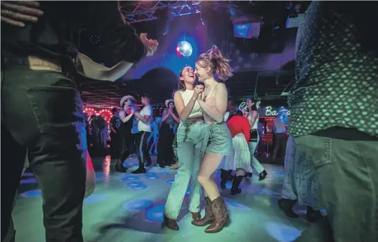  ?? ?? STUD COUNTRY, currently based at Echo Park’s Club Bahia, aims to create a safe space for queer lovers of country and western line dancing and those who want to try it out.