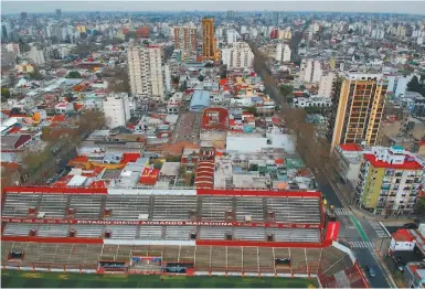  ?? AP/ NATACHA PISARENKO ?? Argentinos Juniors’ stadium will change its name to “Estadio Autocrédit­o Diego Armando Maradona.”