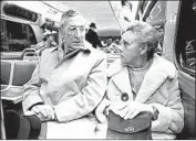  ?? UCLA ?? JOHN AND NELL WOODEN ride a bus in Chicago in 1973. The two were married for 53 years.