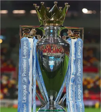  ?? GETTY IMAGES ?? Manchester City are the defending champions and are chasing their fourth Premier League title in five years.