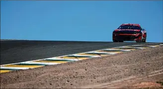  ?? Sean Gardner / Getty Images ?? Tyler Reddick drives during qualifying for the NASCAR Cup Series Toyota/Save Mart 350 at Sonoma Raceway on Saturday in Sonoma, Calif. He qualified fifth.