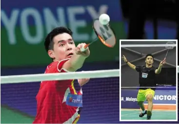  ?? ?? Making the right moves: cheam June Wei and soong Joo Ven (inset) will have to plan their strategy wisely should they encounter world champion Loh Kean yew of singapore in the Indian Open.