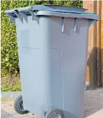  ??  ?? Lost bin could be costly for residents