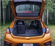  ??  ?? The 2017 Cruze Hatch offers 47.2 cubic feet of rear cargo room with the back seats flipped down.