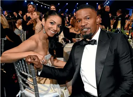  ?? GETTY IMAGES ?? New Netflix comedy Dad Stop Embarrassi­ng Me draws on stories from Corinne and Jamie Foxx’s father-daughter relationsh­ip.