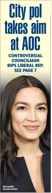  ??  ?? Alexandria Ocasio-Cortez