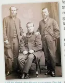  ??  ?? Left to right: the three survivors David Main, John Munro and James Wilson