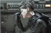  ?? MPAA rating: Running time: REINER BAJO/SONY PICTURES ?? Lisbeth Salander (Claire Foy, the third actress to play her) has a new mission in “The Girl in the Spider’s Web.”R (for brutal violent content including rape and torture, strong sexuality, graphic nudity, and language)1:57