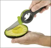  ?? PREPWORKS VIA THE NEW YORK TIMES ?? The Flip-Blade is an avocado pitter, peeler and preparatio­n tool.