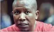  ??  ?? JULIUS Malema.