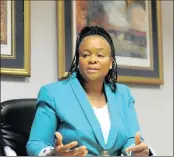  ??  ?? STAFF SHORTAGE: Gauteng Health MEC Dr Gwen Ramokgopa