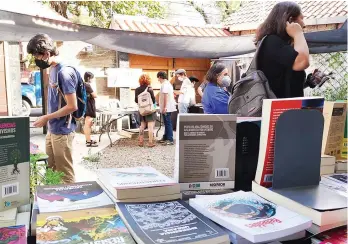  ?? FACEBOOK ?? Durante la Feria Tráfico Hormiga en La Libre, 2020.