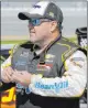  ?? The Associated Press ?? Three years ago, when Brendan Gaughan tried to retire from driving NASCAR, the Beard family of Mount Pleasant, Mich., coaxed him back behind the wheel.