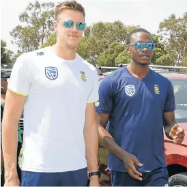  ?? /Lee Warren/Gallo Images ?? Hard and fast: Morné Morkel and Kagiso Rabada will open the Proteas’ bowling attack against