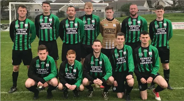  ??  ?? Arklow United, who shared the spoils with Glencormac on Sunday.